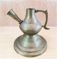 AnTiKa OSMANLI SüLeYMaNiYe İşİ PİRİNÇ NARGİLE ŞİŞESİ....