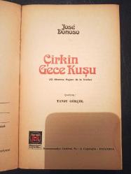 Çirkin Gece Kuşu - Jose Donoso - Türkçe Kitap - Hürriyet Yayınları -