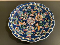 Antika - KÜTAHYA EL İŞÇİLİĞİ ÇİNİ TABAKn - kitantik - kitaLog