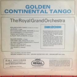The Royal Grand Orchestra - Golden Continental Tango / 1967 Turkey / LP