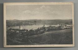 SOLDA RUMELİHİSARI SAĞDA ROBERT KOLEJ ESKİ ORİJİNAL KARTPOSTAL...