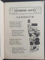 Özbilgiler İlköğretim Haftası - Remzi Özyürek - Özyürek Yayınevi - 1964 Yılı - Türkçe Kitap