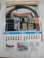 1983 YILI DUVAR TAKVİMİ