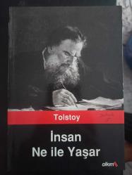 İnsan Ne ile Yaşar - Tolstoy - Alkım Yayınları - 2006 Yılı - Türkçe Kitap