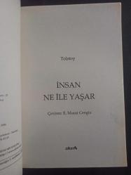 İnsan Ne ile Yaşar - Tolstoy - Alkım Yayınları - 2006 Yılı - Türkçe Kitap