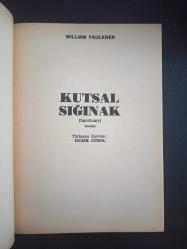 Kutsal Sığınak - William Faulkner - Sabah Nobel Yayıncılık - 1990 Yılı - Türkçe Kitap