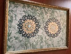 EBRU ÜZERİNE DESEN ÇALIŞMASI