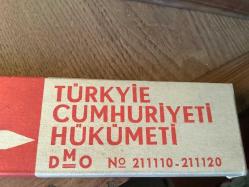 DMO KOLEKSİYONLUK ESKİ KALEM SETİ - HATALI BASIM..