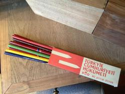 DMO KOLEKSİYONLUK ESKİ KALEM SETİ - HATALI BASIM..