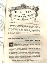 Bulletin des Ecoles Chretiennes 1910