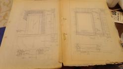 KESME TAŞ KEMERLER  DETAY ,PLAN, TONOZLAR ,KUBBELER VE DEĞİŞİK MİMARİ DETAY  ÇİZİMLERİ ,TAŞ VE TAŞ NEVİ MATERYALLERLE YAPILMIŞ ESERLERDEN OLUŞMUŞ 17 ADET MİMARİ ÇİZİMLER