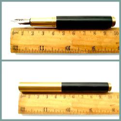 OMENİV'DEN AHŞAP SAP KISA KOMPAKT MODEL DOLMA KALEM NEFİS