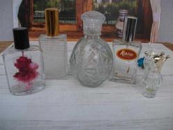 ESKİ -  KOLEKSİYONLUK  PARFÜM ŞİŞESİ - 5 ADET (Boş)