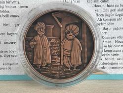 2021 - Nasreddin Hoca Kazan Doğurdu Bronz Hatıra Parası