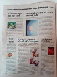Cumhuriyet Bilim Teknik Gazetesi - 6 Eylül 2003 - Sayı 859 - Nicole Kidman Fotoğrafı - Ünlülere Tapınma Hastalık Mı - Otizmi Önceden Kestirmenin Yolu Bulundu - Hak Savunucusu Avukatlar Ve Yargı - Dişi Habeş Maymunları Ve Cinsellik