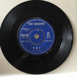 The Shadows / F. B. I. - Man Of Mystery / Turkey 1961 / 45'lik / *pop*