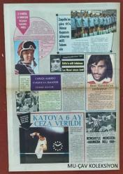 Milliyet Spor Gazete 7 Şubat 1972 Adana,F.Bahçe'ye Ligde de Kupada da Mezar Oldu,Ulvi Yenal,Boby Moore,Serap Mutlu Akbulut,Remondini,Ender,Beşiktaşlı Vedat,Seyit Hışırlı,George Best,Almanya Milli Takımı,Carlos Alberto