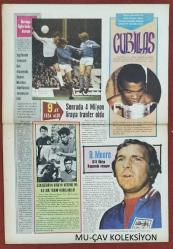 Milliyet Spor Gazete 22 Kasım 1972 Roger Coulan,Hüseyin Kozluca,Clay Frazier,Mehmet Bozdoğan,Wienerberger,Bobby Moore 1974 Dünya Kupasında Oynuyor,Teofilo Cubilas,Kulis Köşe Yazısı