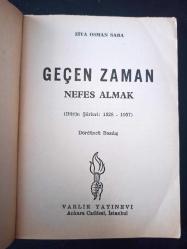 Geçen Zaman Nefes Almak - Ziya Osman Saba - Türkçe Kitap - Varlık Yayınları - Şiir -