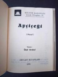 Ayçiçeği - Özel Arabul -  Türkçe Kitap - Kültür Bakanlığı Yayınları -