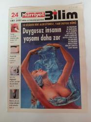 Hürriyet Bilim Teknoloji Gazetesi - 24 Ocak 2004 - Sayı 112 - Duygusuz İnsanın Yaşamı Daha Zor - Şarap ve Kahve Dişlerde Leke Bırakır Mı - Aspirinde Kanser Kuşkusu