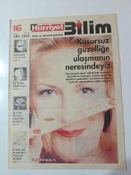 Hürriyet Bilim Teknoloji Gazetesi - 16 Kasım 2002 - Sayı 45 -  Su Yılanı İle İnsan Arasındaki Benzerlik - Big Brother Gerçek Oluyor -Kusursuz Güzelliğe Ulaşmanın Neresindeyiz - Kekemeliğin Sırrı Çözüldü - Evrenin Yaşı Ve Yıldızların Ömrü Nasıl Ölçülüyor