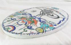 EsKi KÜTAHYA ÇiNi OSMANLI DeVLeT ARMASI-TuĞRa....USTA İŞİ