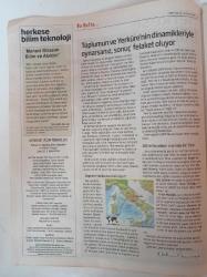 Herkese Bilim Teknoloji Gazetesi - 2 Eylül 2016- Sayı 23 - 24 İnsani Engel Var - 300 En İyi Bilimci Arasında Bir Türk- Yiyecekler Bilmediğimiz 10 Gerçek - İklim Değişimi