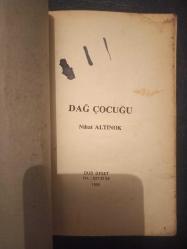 Dağ Çocuğu - Nihat Altınok -  Türkçe Kitap - Gerçek Sanat Yayınları -