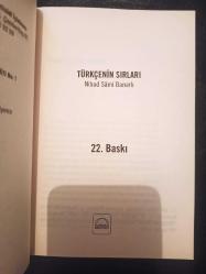 Türkçenin Sırları - Nihad Sami Banarlı -  Türkçe Kitap - Kubbealtı Neşriyatı  -