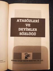 Atasözleri ve Deyimler Sözlüğü - Mehmet Aktar -  Türkçe Kitap - Güven Yayınları -