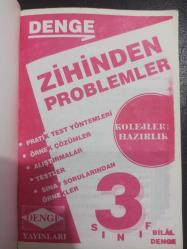 Zihinden Problemler 3 - Denge Yayınları - Bilal Denge - 1997 Yılı - Türkçe Kitap