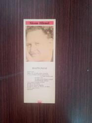 Efemera - Kartpostal - Nazım Hikmet'in Bugün Pazar Şiiri - Broy Yayınları - kitantik - kitaLog