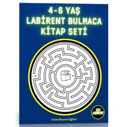 4-6 YAŞ Labirent Bulmaca Kitap Seti (3 Kitap)