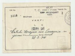 BALAT ERMENİ KİLİSESİ SURP HREŞDAGEBET VAKFI MAKBUZ (1)...