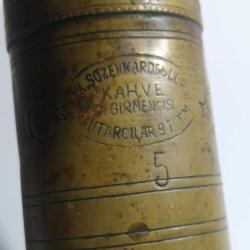 M4----- SÖZEN KARDEŞLER ANTİKA PİRİNÇ KAHVE DEĞİRMENİ