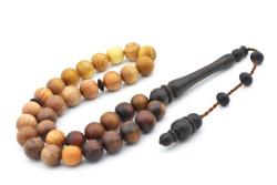 Usta İşi Sistemli Sistemli Küre Kesim Karma Ağaç Tesbih