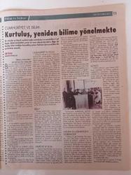 Cumhuriyet Bilim Teknoloji Gazetesi - 31 Ekim 2014 - Sayı 1441 -  Bir İktisadi Kalkınma Çabası Olarak Cumhuriyet - Ayak Baş Teorisi -Politik Sıvılaşma Ve Mizah - Kurtuluş Yeniden Bilime Yönelmekte - Lüks Markalarla Yaşamak - Ankara Telsiz Telgraf İstasyonlarının Açılışı