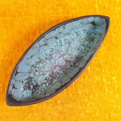 VINTAGE EL YAPIMI SANDAL FORMUNDA SERAMİK TABAK