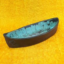 VINTAGE EL YAPIMI SANDAL FORMUNDA SERAMİK TABAK