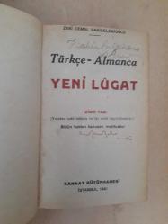TÜRKÇE-ALMANCA YENİ LUGAT
