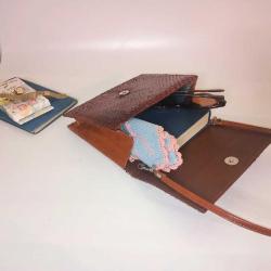 İtalyan Yılan Derisi Çanta 1970ler