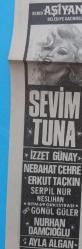 Gazino Reklamları Gazetesi 22 Ağustos 1975 Sevim Tuna,Berrin Özer ,Gökben,Hamiyet Yüceses,Berkant,Hayko,Filiz Seyhan,Salim Dündar,Nil Burak,Rezzan Yücel,Müzeyyen Senar,Çetin Alp,Açıklama tiyatrosu Necdet Tosun u anma gecesi