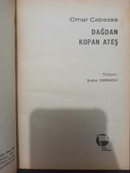 Dağdan Kopan Ateş - Omar Cabezas - Belge Yayınları - 1988 Yılı - Türkçe Kitap