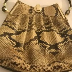 İtalyan Yılan Derisi Çanta 1930lar