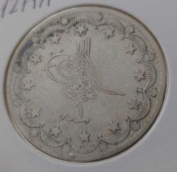 GÜMÜŞ 20 KURUŞ SULTAN ABDÜLAZİZ 1277-1 ORİJİNAL ÇOK TEMİZ B1DD2 NADİRDİR