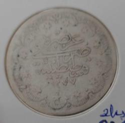 GÜMÜŞ 20 KURUŞ SULTAN ABDÜLAZİZ 1277-1 ORİJİNAL ÇOK TEMİZ B1DD2 NADİRDİR