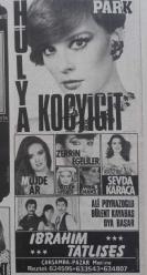 Gazino Reklamları Gzetesi 16Ocak 1982 Muazzez Abacı,Kibariye,Cengiz Coşkuner,Hülya Koçyiğit,Mehmet Ali Erbil ,Erol Evgin,Ahu Tuğba,Neslihan,Uğur Böcekleri,Safiye Filiz,Ziya Taşkent, İbrahim Tatlıses,Müjde Ar,Zerrin Egeler,Sevda Karaca,Biricik,Ferahnax,Ferhan Sabancı,İbrahim Özvarol,İsmail Kılıç,Eyüp Uyanıkoğlu,Nurhan Ergin,Feri Cansel,Mehtap Deniz,Kenan Temiz