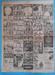 Gazino Reklamları Gazetesi Gönül Yazar,Zeki Çetin,Sevim Tuna,Nilgün Atılgan,Behiye Aksoy,Tanju Okan,Ahmet Özhan,Tülay Karaca,Mine Soley,Saadet Sun,Nuri Sesigüzel,Nazan Şoray,Leyla Sayar,Göksel Arsoy,Huysuz Virjin,Enis Fosforoğku,Nesrin Sipahi,Mine sun,Semiha Yankı,Pakize Suda,Nihal Köknar,Nihal Arda,Berkant,Ancelo,Hayko,Ayhan Özgün,Erkut Taşkın,Işıl Yücesoy,Tülay Tansu,Enis Fisfiroglu,Kutlu Payaslı,Türkan Tunca,Ömür Göksel,Nihal Arda,Nil Burak,Sevda Ferdağ,Nejat Alp,Bedri Ayseli,Müjdat Gezen,Hayko,Feri Cansel
