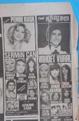 Gazino Reklamları Gaxetesi 28 Eylül 1979 Yenikapı Gar Gazinosu Bülent Ersoy,Şermin Can,Vahdet Vural,Mine Mutlu ,Nesrin Topkapaı,Harika Avcı,Mine Zefen,Erşan Erduran,Pakize Suda,Uğur Böcekleri,Hayko,Özdemir Erdoğan,Tülay Özer,Vedat Çetinjaya,Çetin Alp,Frahnaz,Aysel Cengiz,Selda Aşkım,Aynur Akarsu,Ayla Bora Orhan Balmumcu